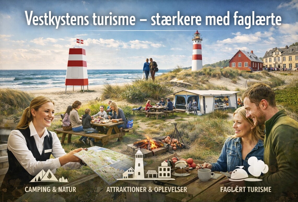 Vestkystens turisme – stærkere med faglærte