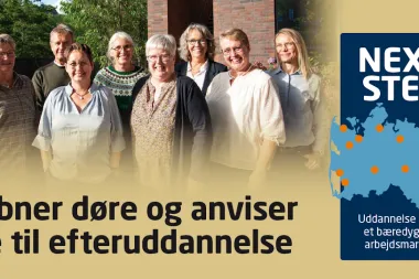 Forsidebillede for projektet Next Step - på vej mode fremtidens bæredygtige arbejdsmarked