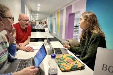Forsidebillede for projektet Digitalt Grundforløb på STX