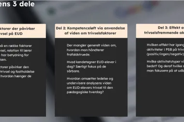 Forsidebillede for projektet Viden og læring fra trivselsdata i PSB
