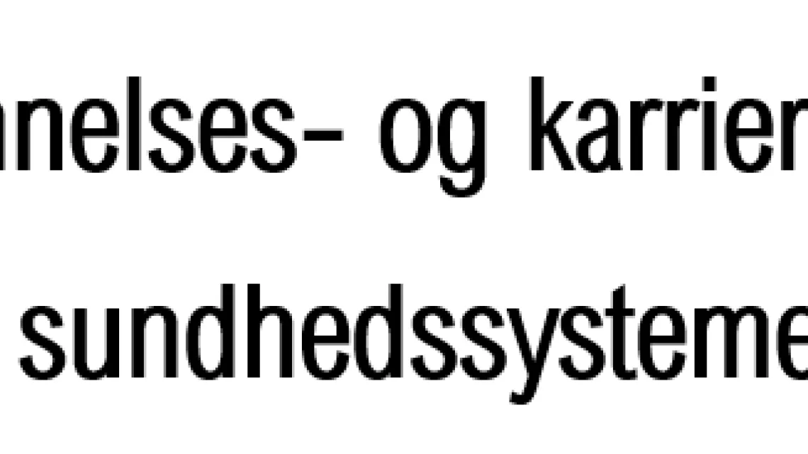 Uddannelses- og karriereveje til sundhedssystemet