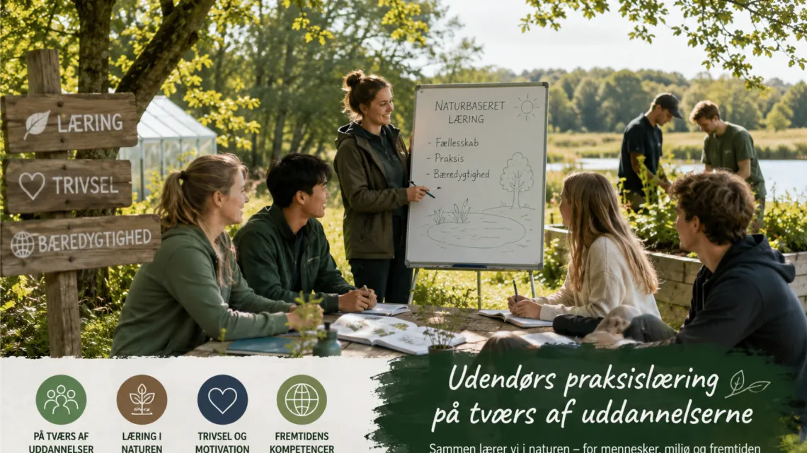 Udendørs praksislæring på tværs af uddannelserne